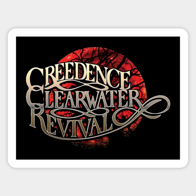 Creedence Clearwater Revival Sticker by Sarukaku